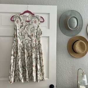 Rylee + Cru Tropical print dress
